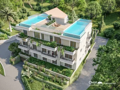 Apartments in Dobrota in attractive location